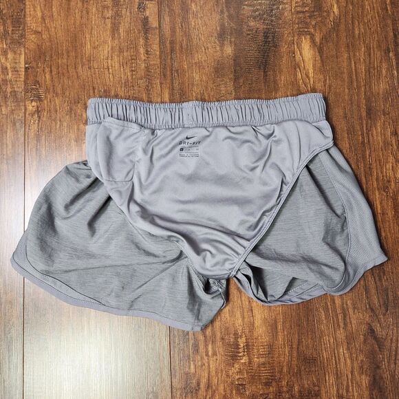 Nike Running Shorts Womens Dri FIT Tempo Brief Lined Grey Size Small - Picture 6 of 8